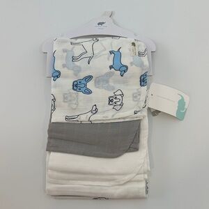 3-Pack of Organic Muslin Wraps